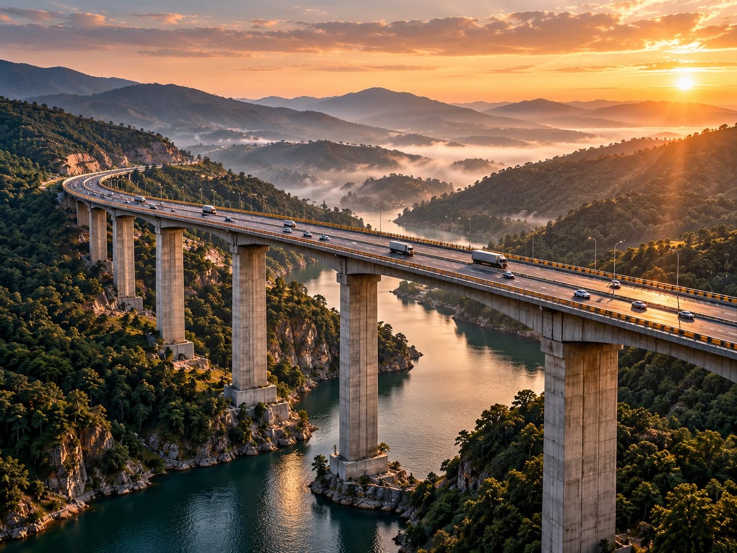 Krishna Valley Bridge, Karnataka
